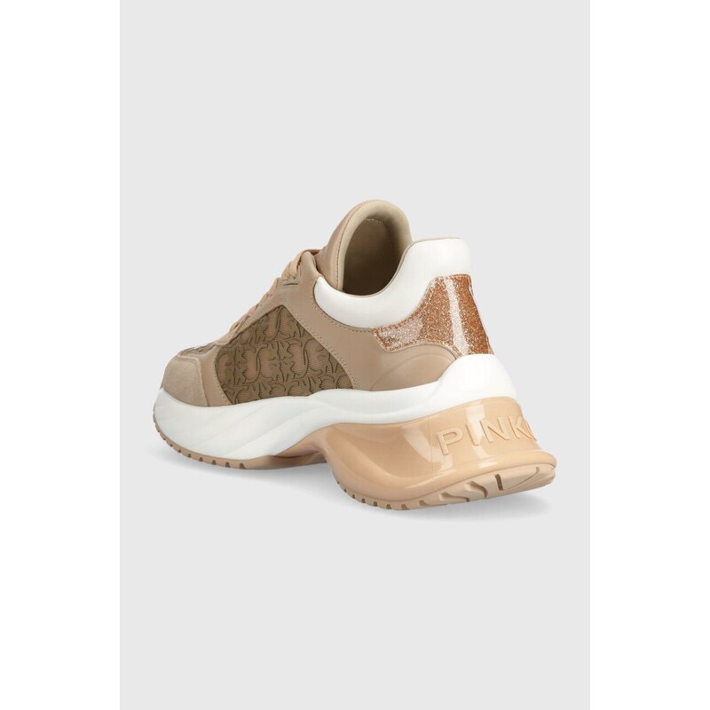 Sneakers boty Pinko SS0025 P024 SU7 béžová barva, Ariel 03