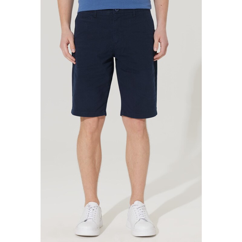 AC&Co / Altınyıldız Classics Slim Fit Slim Fit Chino Shorts with Side Pockets