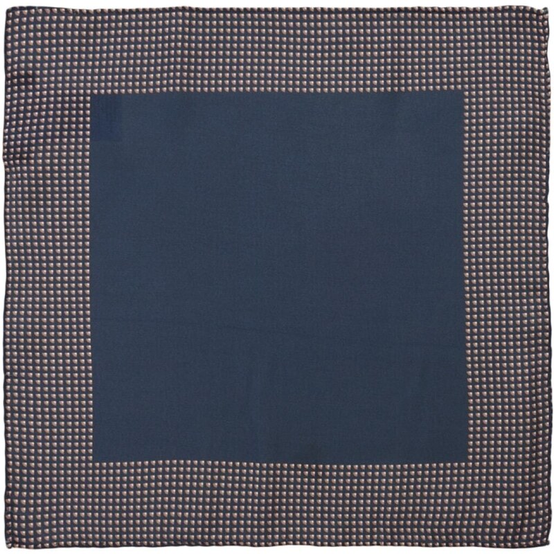 ALTINYILDIZ CLASSICS Men's Navy Blue Patterned Navy Blue Classic Handkerchief