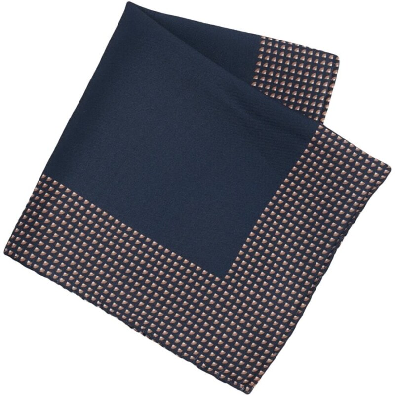 ALTINYILDIZ CLASSICS Men's Navy Blue Patterned Navy Blue Classic Handkerchief