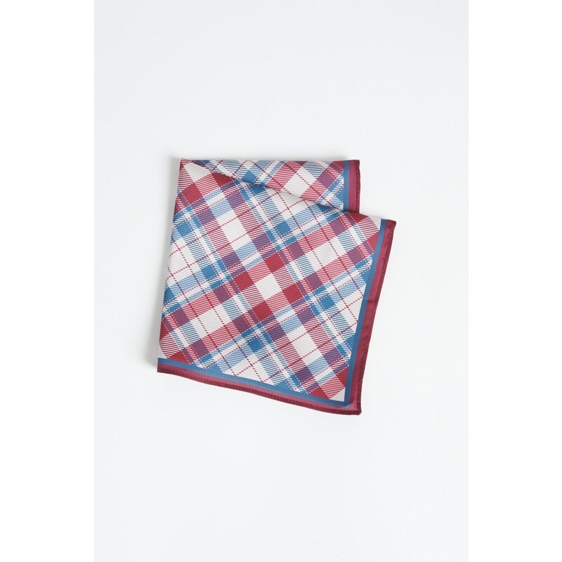 ALTINYILDIZ CLASSICS Men's Red-white Patterned Handkerchief