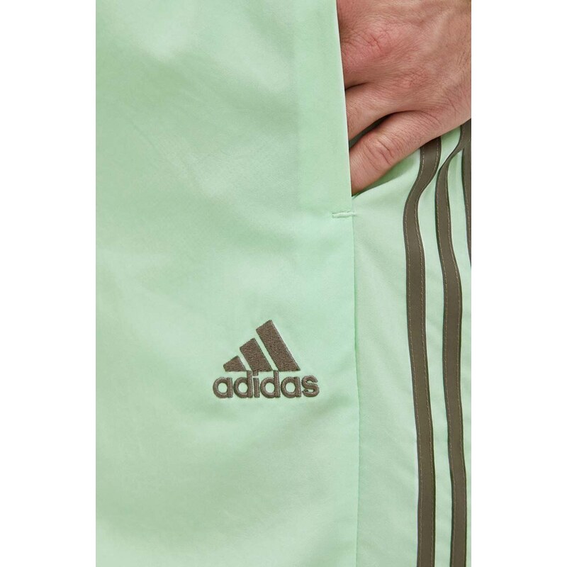 Tréninkové šortky adidas zelená barva, IS1381