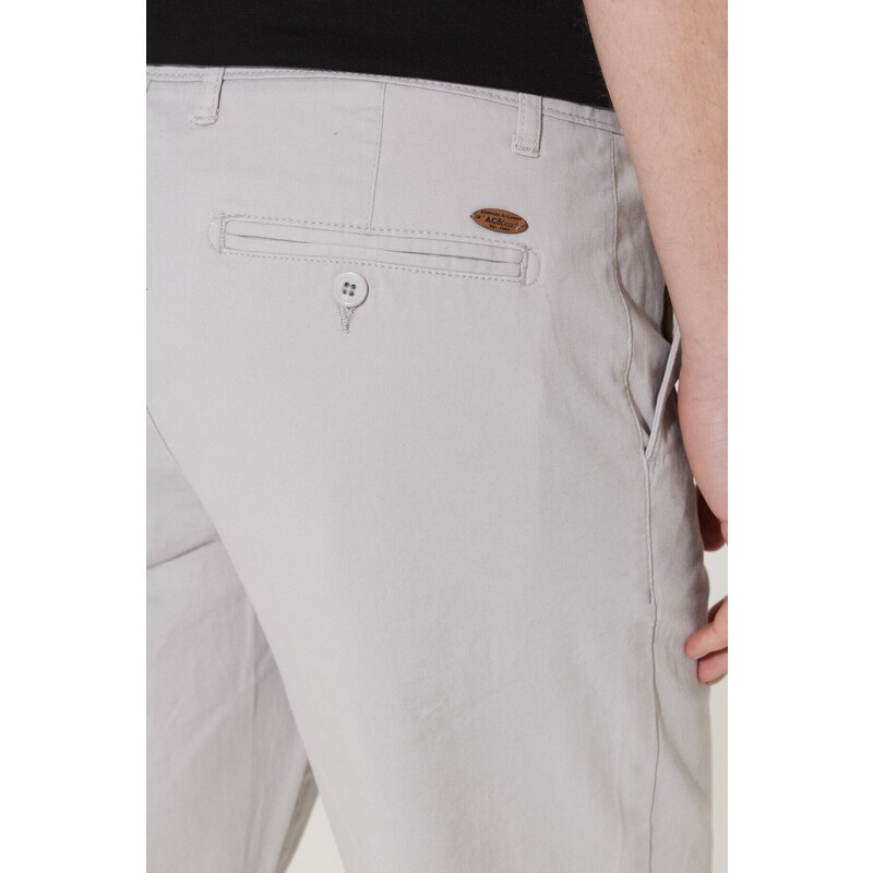 AC&Co / Altınyıldız Classics Slim Fit Slim Fit Chino Shorts with Side Pockets