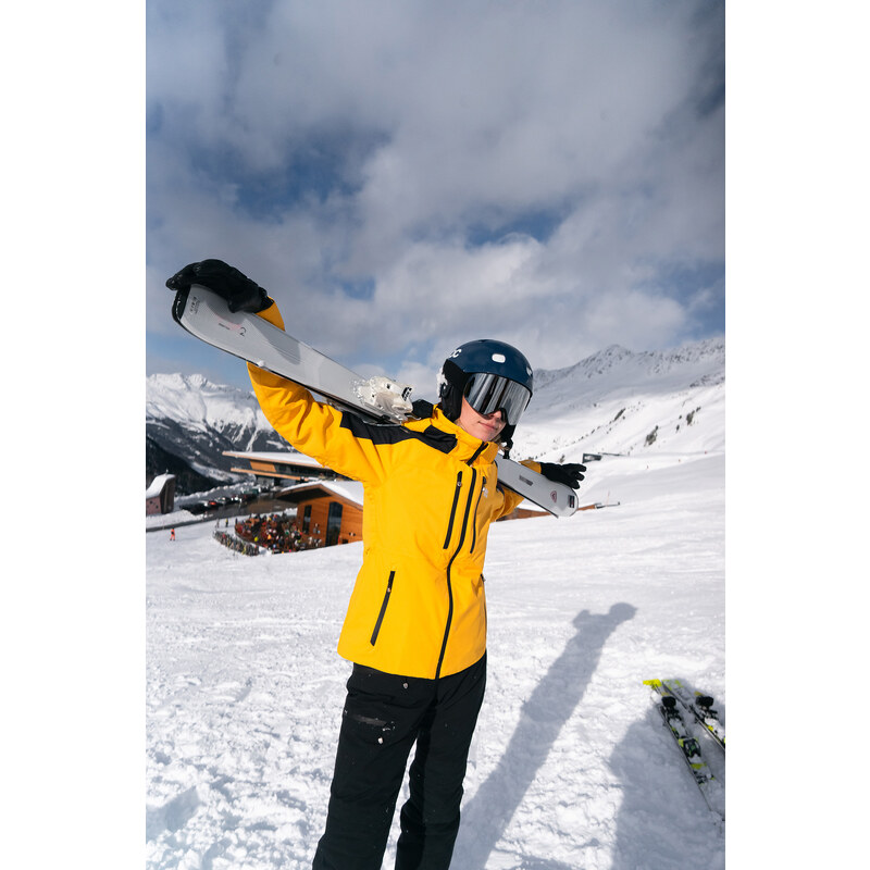 Nordblanc Žlutá dámská lyžařská bunda HIGHEST