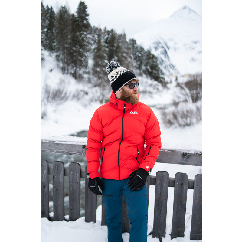 Nordblanc Červená pánská zimní bunda BRILLIANCY
