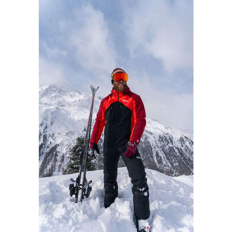 Nordblanc Oranžová pánská lyžařská bunda ICEBERG