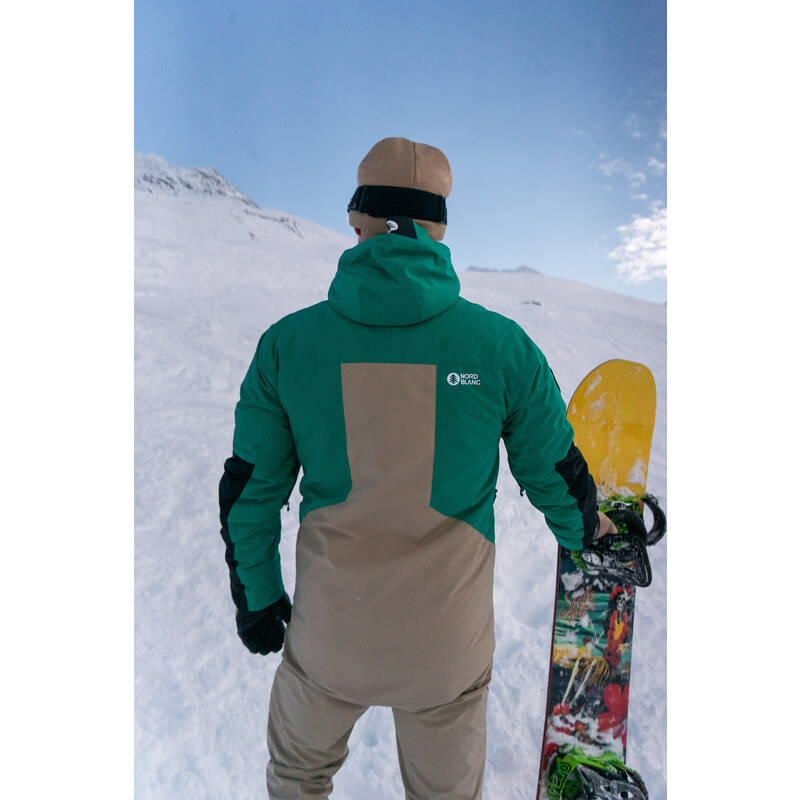 Nordblanc Zelená pánská lyžařská a snowboardová bunda IMPRESSIVE