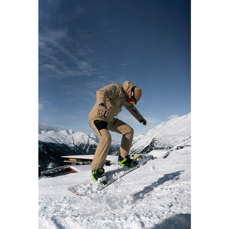 Nordblanc Béžová pánská lyžařská a snowboardová bunda IMPRESSIVE