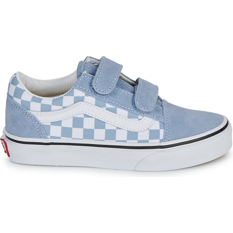 Vans Tenisky Dětské UY Old Skool V COLOR THEORY CHECKERBOARD DUSTY BLUE >