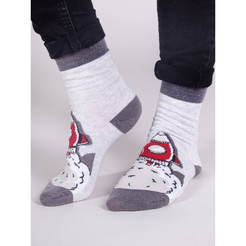 Yoclub Kids's Socks Pattern 6-Pack SKA-0006C-AA00-009