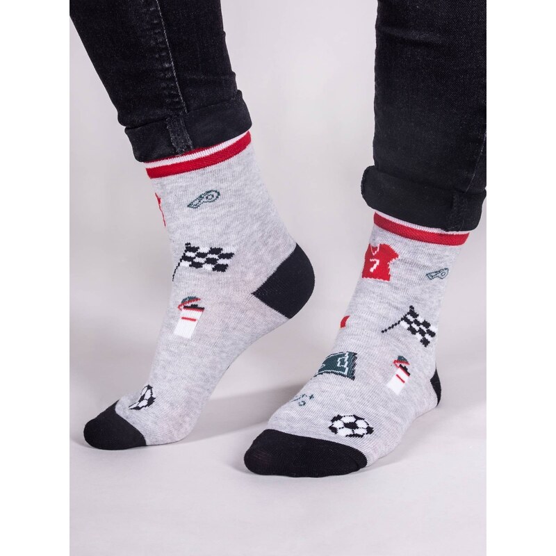 Yoclub Kids's Socks Pattern 6-Pack SKA-0006C-AA00-009