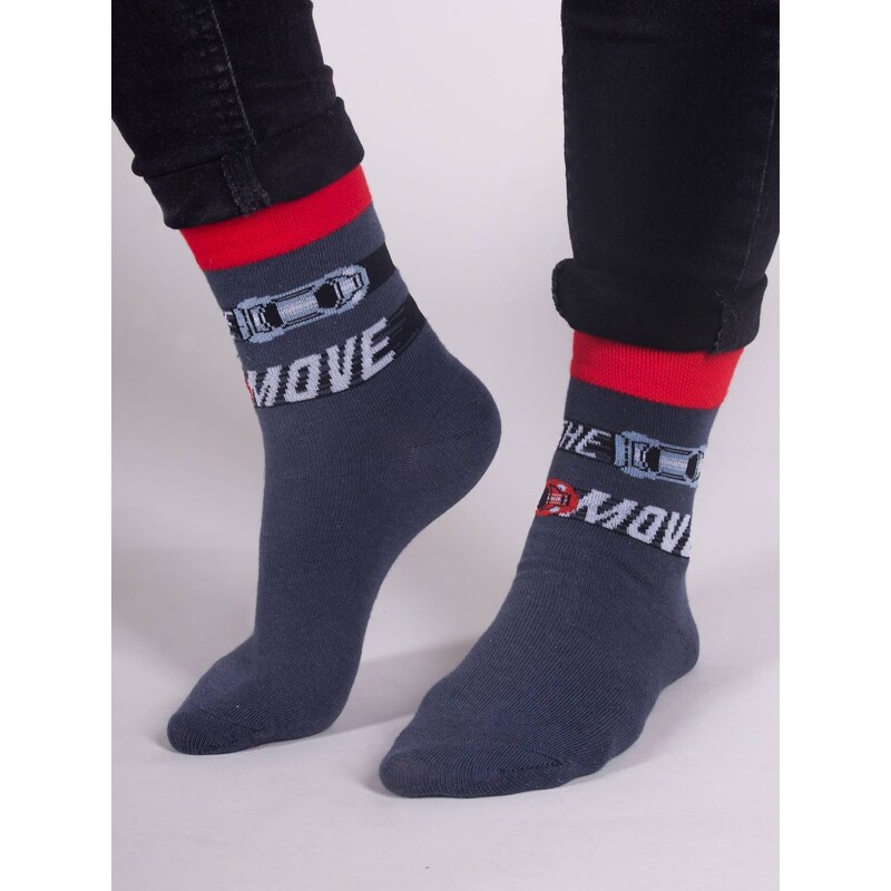 Yoclub Kids's Socks Pattern 6-Pack SKA-0006C-AA00-009