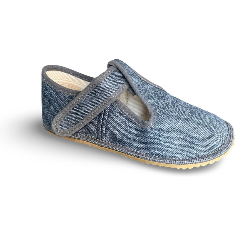 Beda barefoot přezůvky Grey Denim