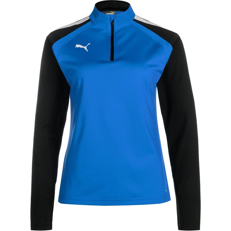 PUMA Sportovní mikina Team Liga modrá / černá / bílá