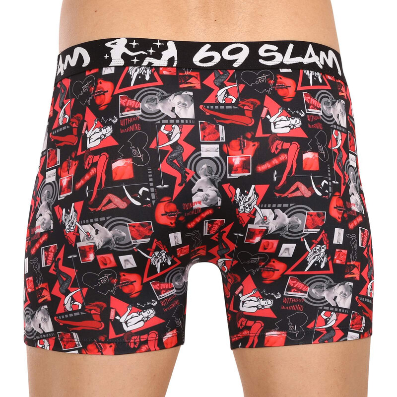 Pánské boxerky 69SLAM fit night life (MCYNLF-PO)