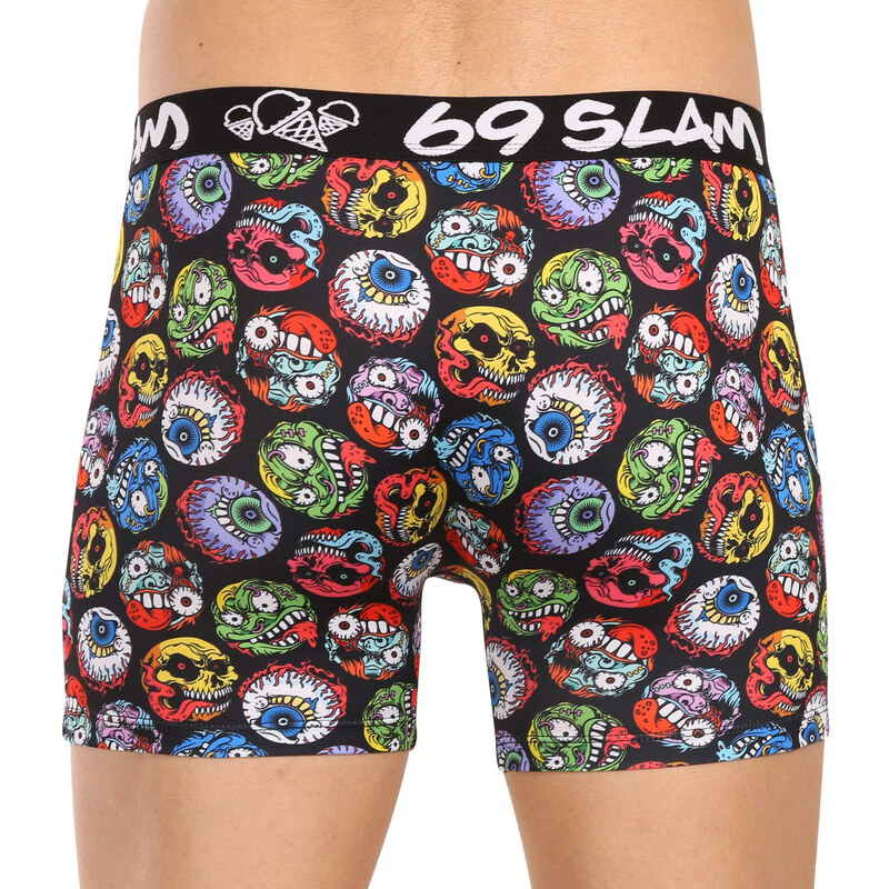 Pánské boxerky 69SLAM fit monster ball dylan (MBYMNR-PO)