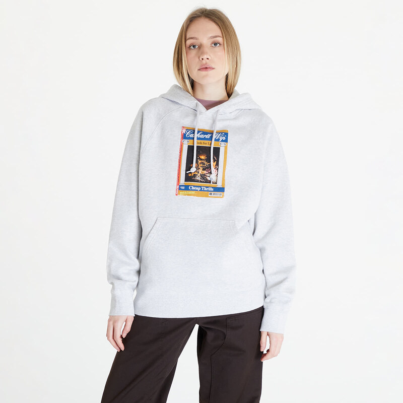 Pánská mikina Carhartt WIP Hooded Cheap Thrills Sweat UNISEX Ash Heather