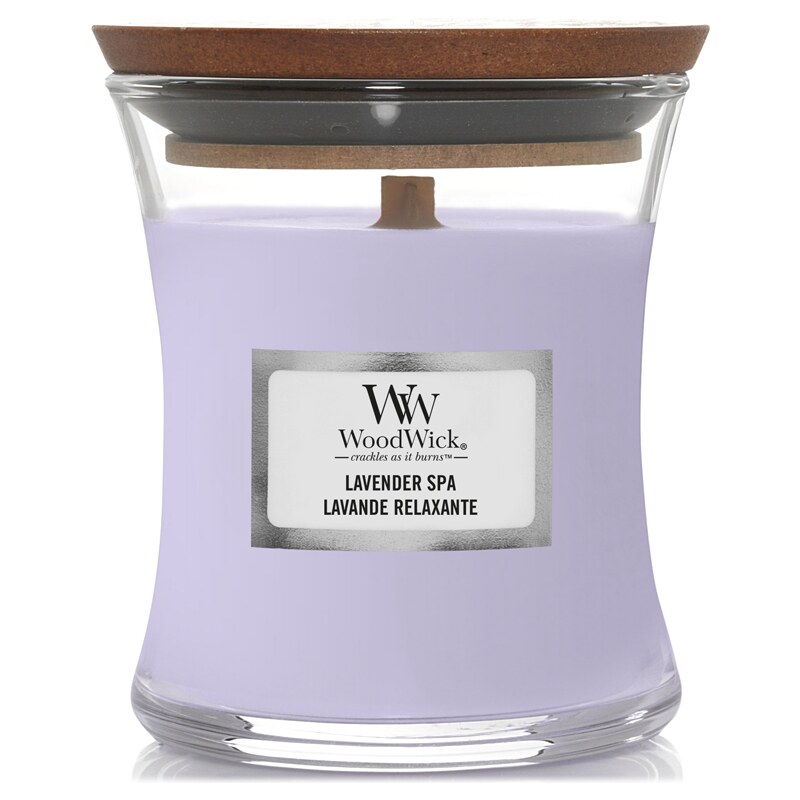 WoodWick – svíčka Lavender Spa (Levandulová lázeň)
