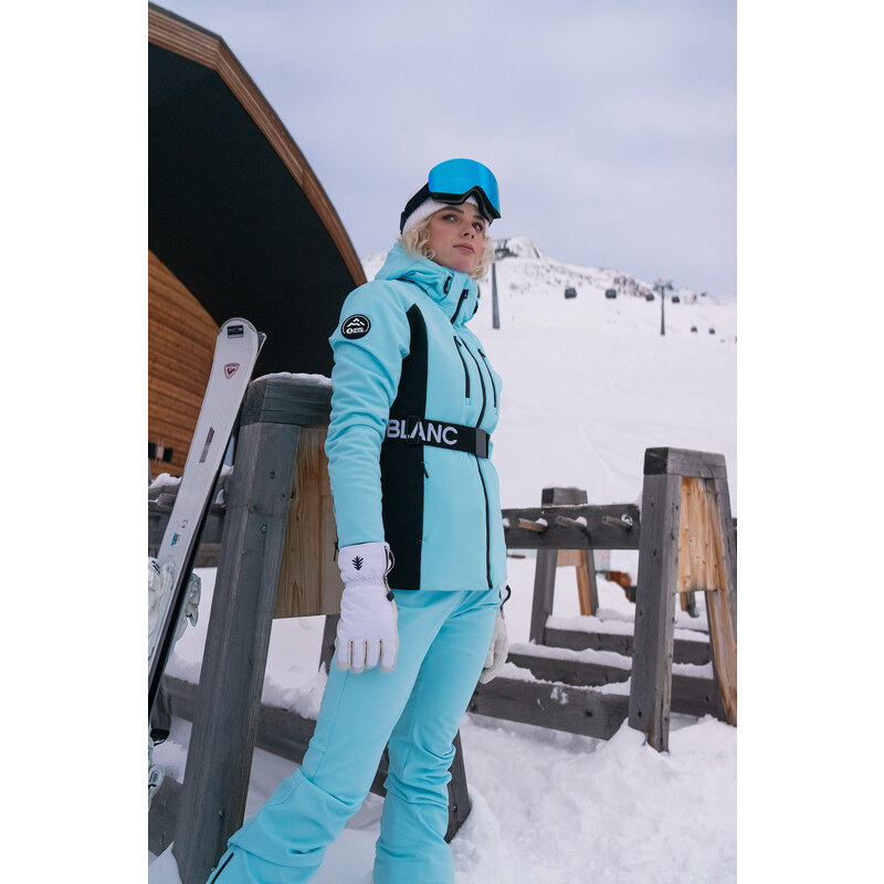 Nordblanc Modré dámské softshellové lyžařské kalhoty PROFOUND