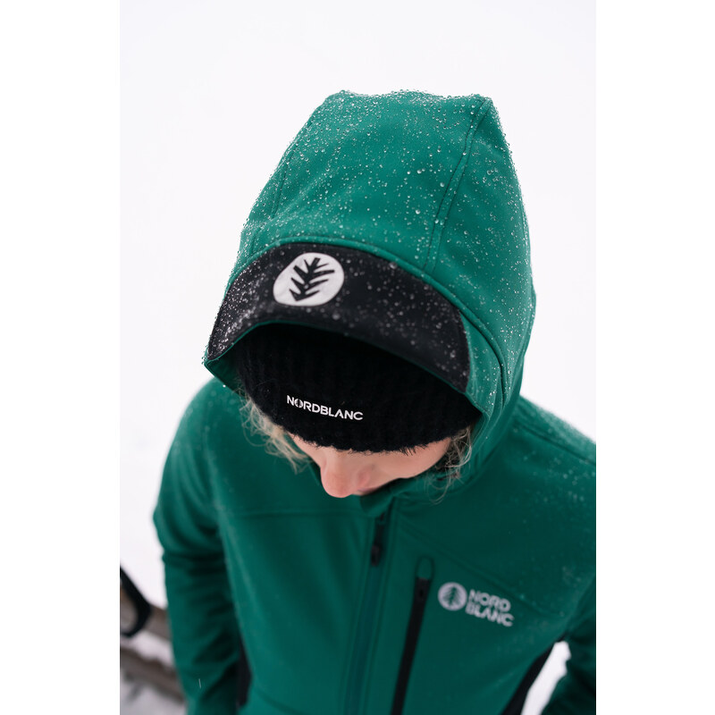 Nordblanc Zelená dámská zateplená softshellová nepromokavá bunda BANG
