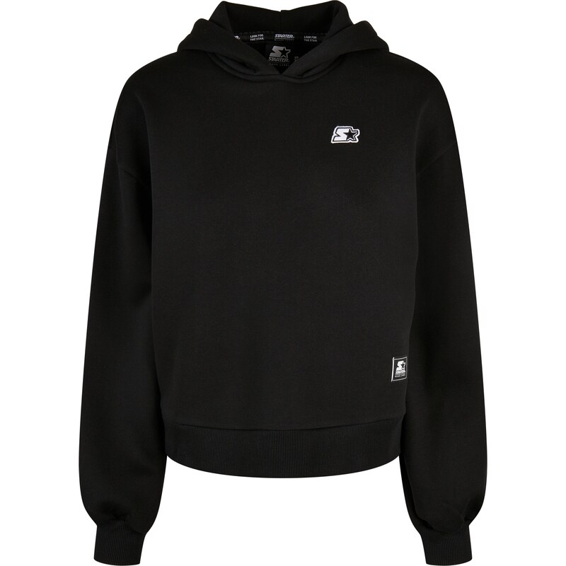 Starter Black Label Sportovní mikina černá / bílá