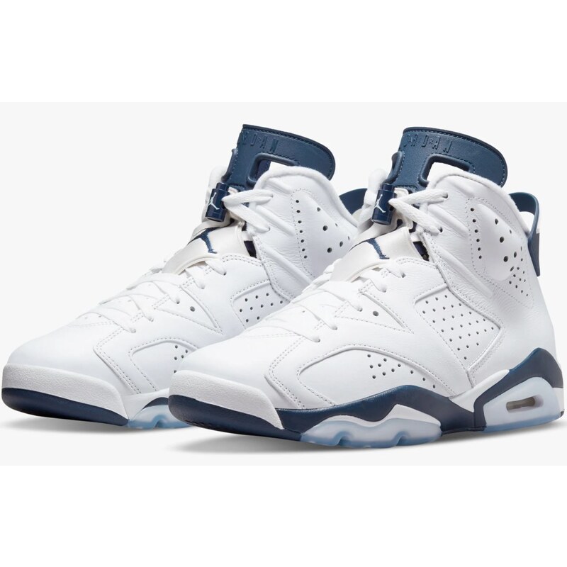 Boty Nike Air Jordan Men Air 6 Retro White-Navy