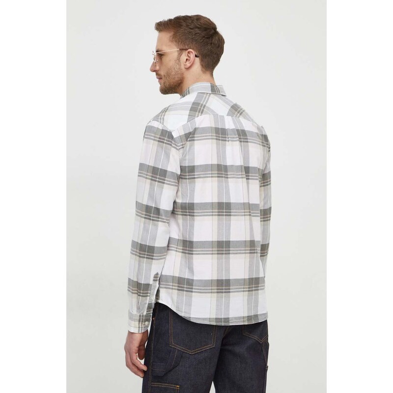 Bavlněná košile Pepe Jeans bílá barva, regular, s límečkem button-down