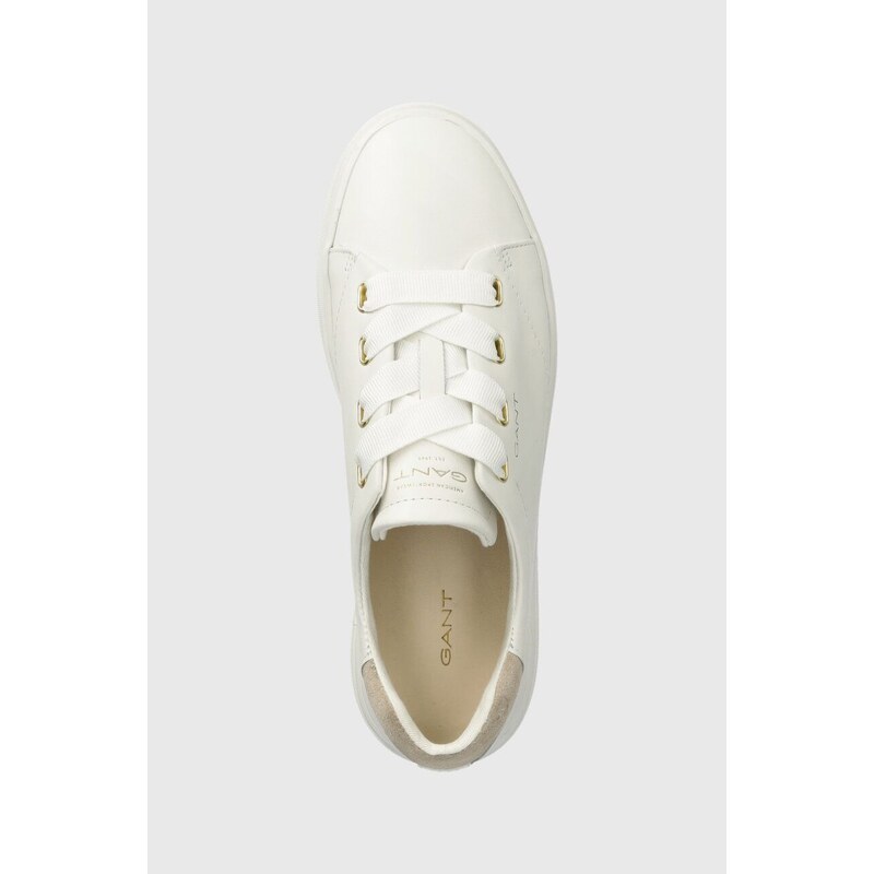 Kožené sneakers boty Gant Avona bílá barva, 28531569.G29