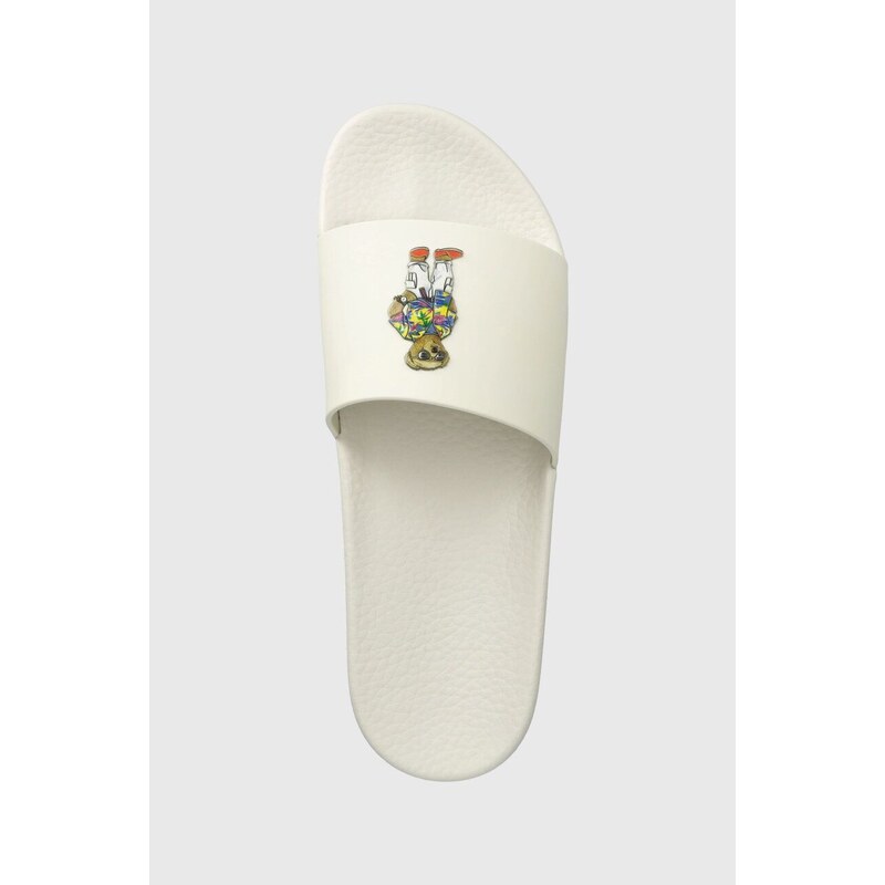 Pantofle Polo Ralph Lauren Polo Slide pánské, béžová barva, 809934056002