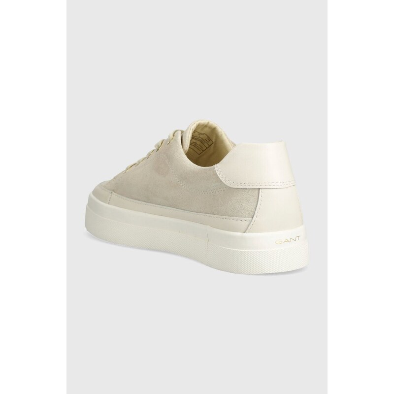 Kožené sneakers boty Gant Avona béžová barva, 28533447.G151