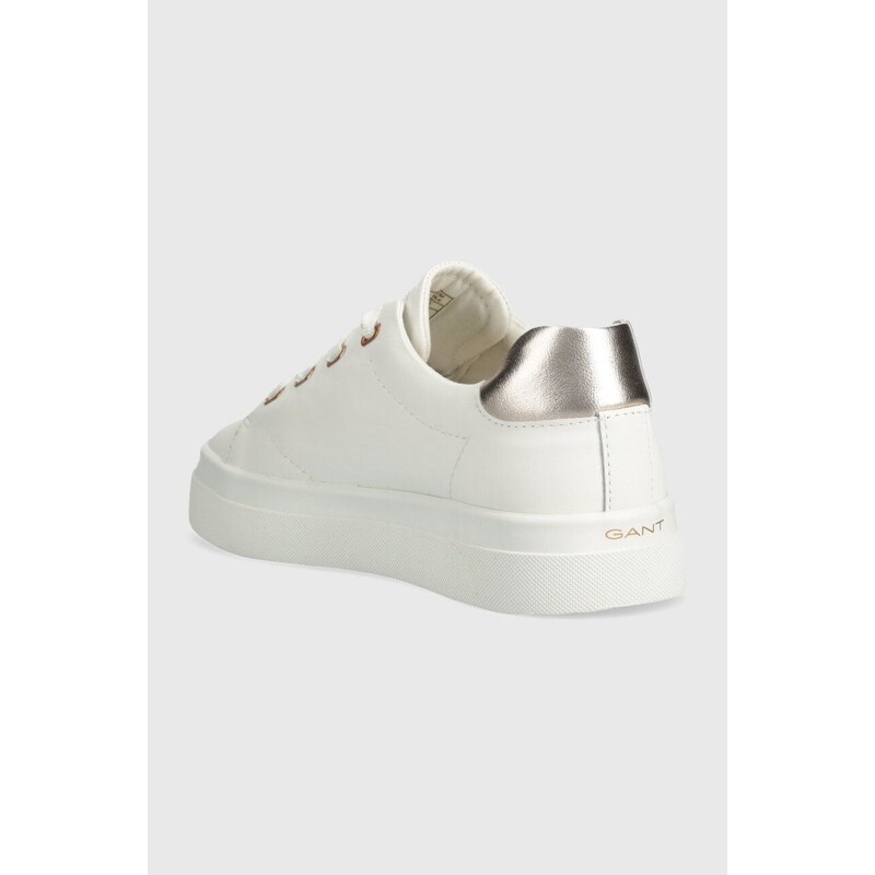 Kožené sneakers boty Gant Avona bílá barva, 28531451.G296