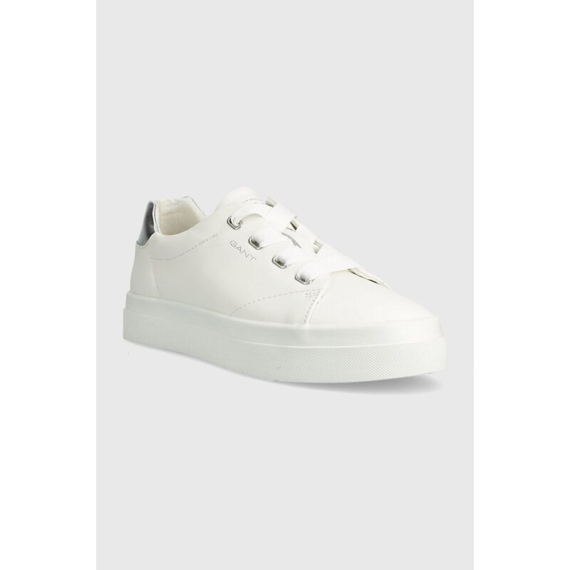 Kožené sneakers boty Gant Avona bílá barva, 28531451.G312