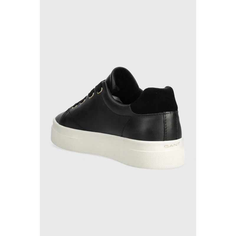 Kožené sneakers boty Gant Avona černá barva, 28531569.G00