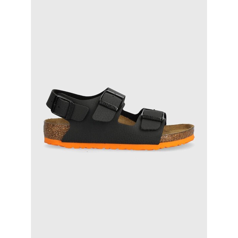 Dětské sandály Birkenstock Milano Kids BF černá barva