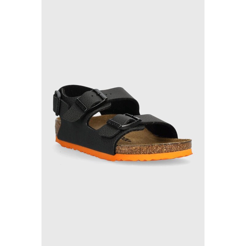 Dětské sandály Birkenstock Milano Kids BF černá barva