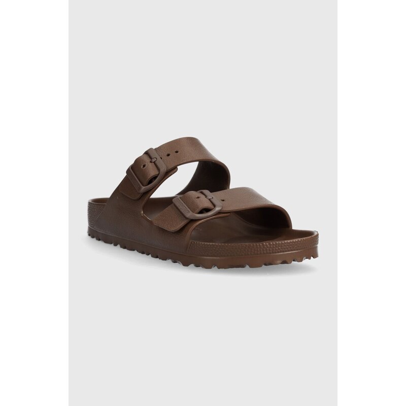 Pantofle Birkenstock Arizona EVA dámské, hnědá barva, 1027402