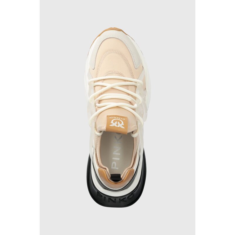 Sneakers boty Pinko SS0023 T012 J7E béžová barva, Ariel 01