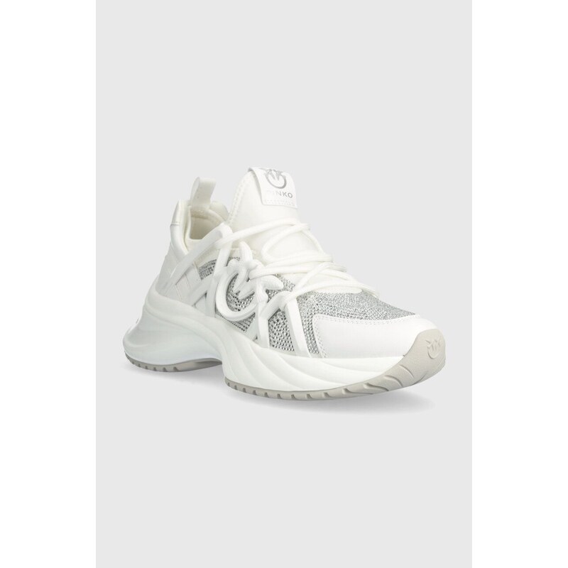 Sneakers boty Pinko SS0023 T014 ZF8 bílá barva, Ariel 01