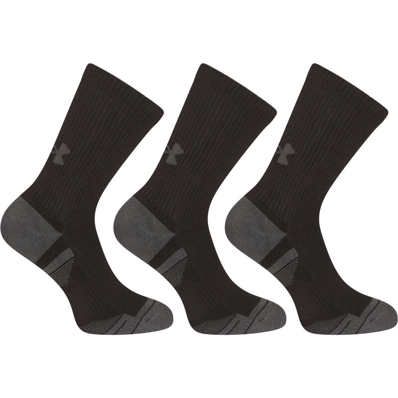 3PACK ponožky Under Armour černé (1379512 001)