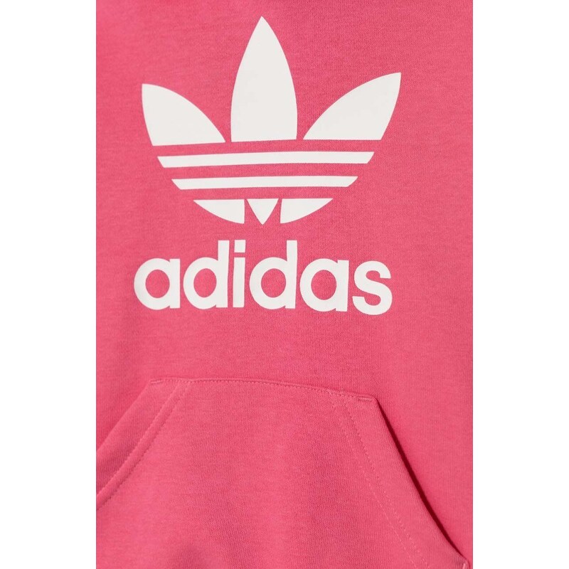 Dětská tepláková souprava adidas Originals růžová barva