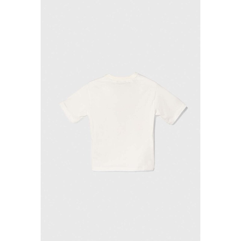 Dětské bavlněné tričko Emporio Armani 2-pack tmavomodrá barva, s potiskem
