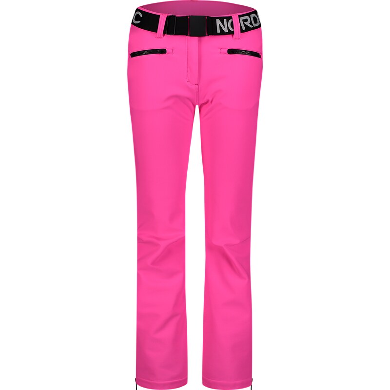 Nordblanc Růžové dámské softshellové lyžařské kalhoty PROFOUND