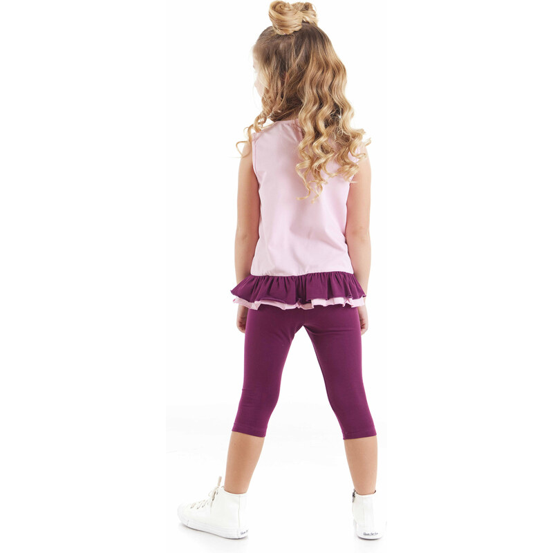 Denokids Ceylan Girls Kids Tunic Leggings Suit
