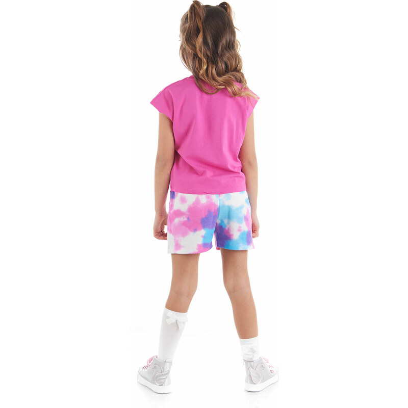 mshb&g Starry Tie-dye Girl's T-shirt Shorts Set