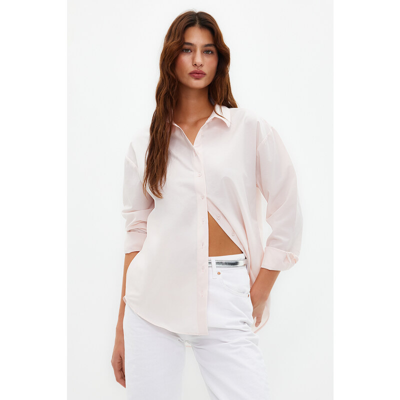 Trendyol Powder Loose Fit Woven Shirt