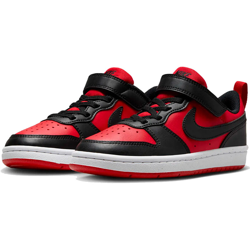 Nike COURT BOROUGH LOW RECRAFT RED/BLACK