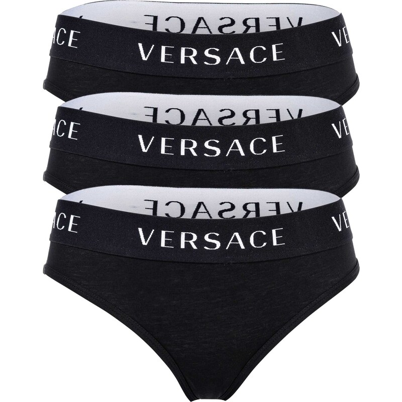 VERSACE Kalhotky černá / bílá