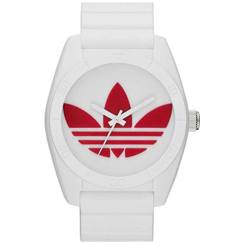 Bílé unisex hodinky adidas Originals Santiago