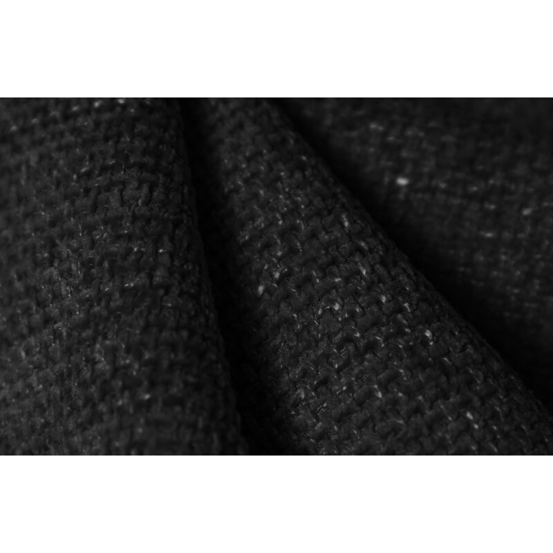 Černá čalouněná rohová pohovka do "U" Cosmopolitan Design Chicago 364 cm