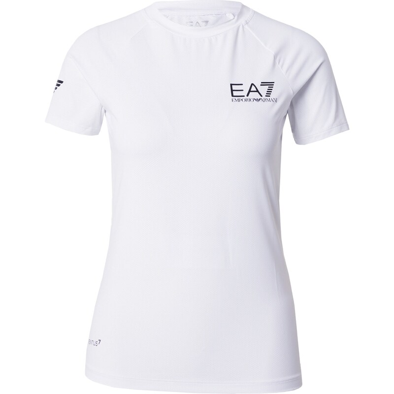 EA7 Emporio Armani Funkční tričko černá / bílá
